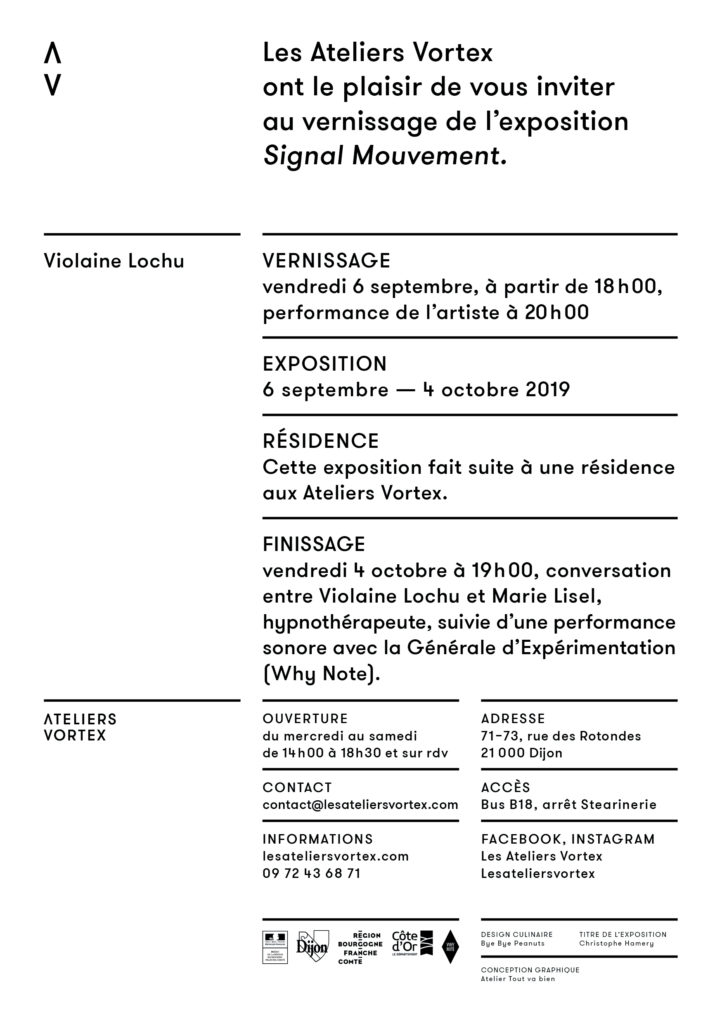 VIOLAINE LOCHU SIGNAL MOUVEMENT ATELIERS VORTEX